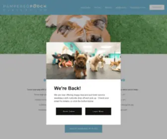 Pamperedpoochplayground.com(Dog Boarding) Screenshot