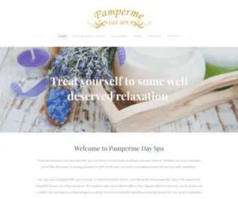 Pampermespa.ca(Pamperme Day Spa) Screenshot