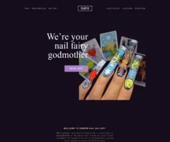 Pampernailgallery.com(Pamper Nail Gallery) Screenshot