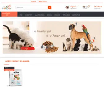 Pamperpetproduct.com(Pamper Pet Product) Screenshot