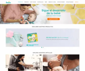 Pampers.com.pa(Pampers LATAM: Pañales) Screenshot