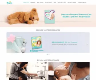 Pampers.com.pe(Cuidado del bebé) Screenshot