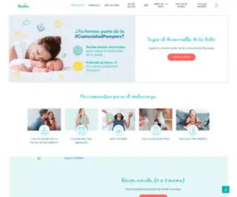 Pampers.com.py(Pampers LATAM: Pañales) Screenshot