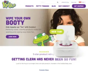 Pamperskandoo.com(Potty Training Products and Resources) Screenshot