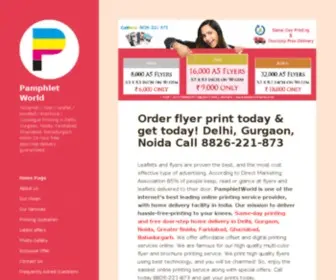 PamphletWorld.com(Flyer Printing & Free Doorstep Delivery Call) Screenshot