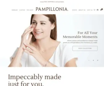 Pampilloniajewelers.com(For All Your Memorable Moments) Screenshot