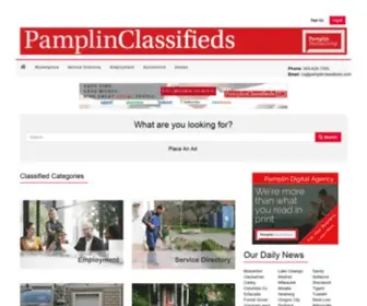 Pamplinclassifieds.com(Pamplin classifieds) Screenshot