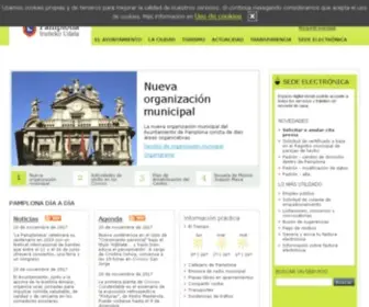 Pamplona.net(Ayuntamiento de Pamplona) Screenshot