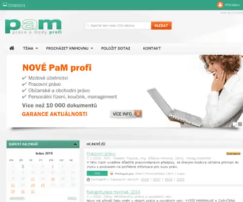 Pamservis.cz(PaM profi) Screenshot