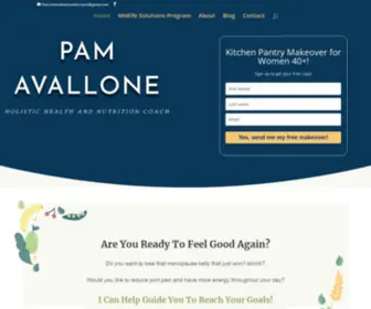 Pamthehealthcoach.com(Pam Avallone) Screenshot