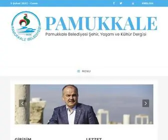 Pamukkaledergisi.com(Pamukkale Dergisi) Screenshot