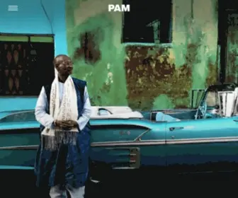 Pan-African-Music.com(PAM) Screenshot