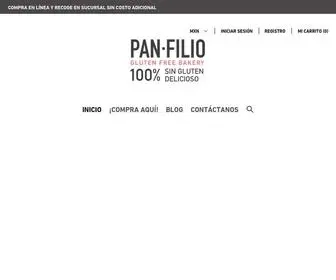 Pan-Filio.com(Panadería sin gluten) Screenshot