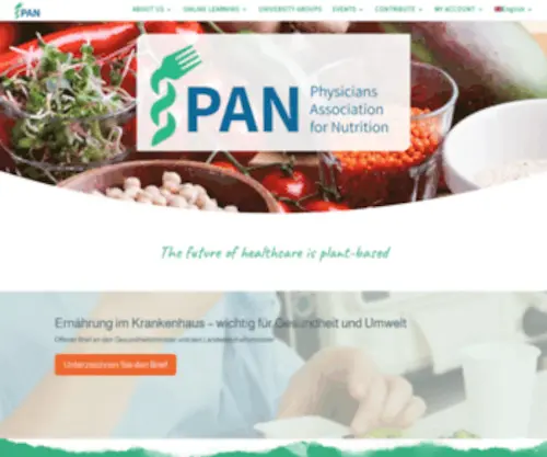 Pan-INT.org(Physicians association for nutrition) Screenshot