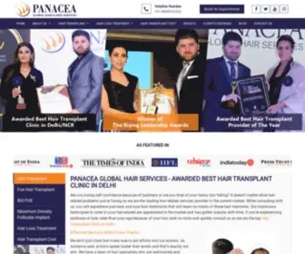 Panaceahairservices.com(Panacea Global Hair Services) Screenshot