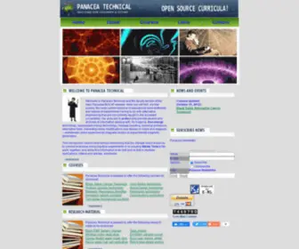 Panaceatech.org(Panacea Technical) Screenshot