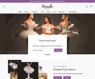 Panacheballetboutique.com(Panache Ballet Boutique) Screenshot