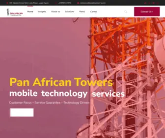 Panafricantower-NG.com(Pan African Towers (PAT)) Screenshot