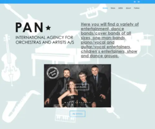 Panagency.com(PAN AGENCY) Screenshot
