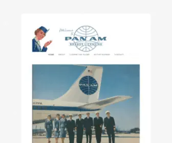 Panam.com(PAN AM BRANDS LICENSING) Screenshot