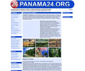 Panama24.org(Guia y Buscador Panama 24) Screenshot