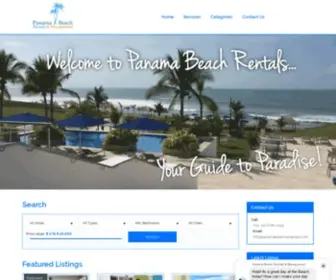 Panamabeachrentals411.com(Panama Beach Rentals & Management) Screenshot