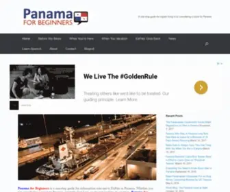 Panamaforbeginners.com(Panama for Beginners) Screenshot