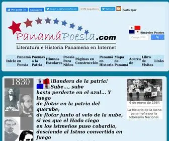 Panamapoesia.com(Poesía panameña) Screenshot