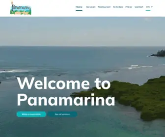 Panamarina.net(Landing page template) Screenshot