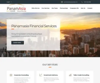 Panamasia.com(Panamasia Financial Services) Screenshot