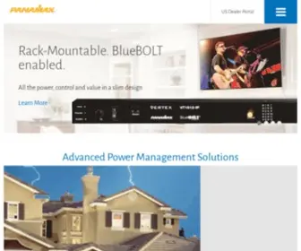 Panamax.com(Home Theater Power Management Equipment) Screenshot