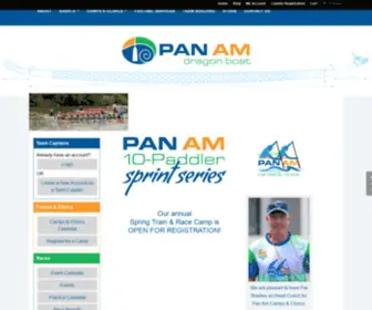 Panamdragonboat.com(Pan Am Dragon Boat) Screenshot