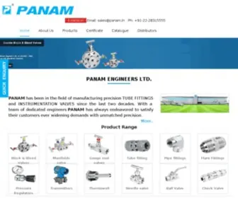 Panamengineers.com(Panam Engineers) Screenshot