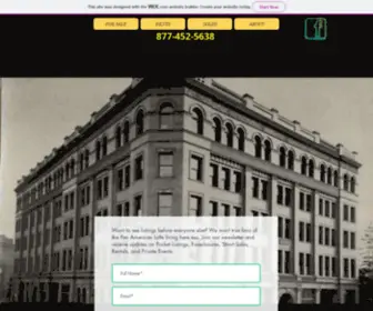 Panamericanlofts.com(Pan American Lofts and Condos in Downtown Los Angeles) Screenshot