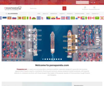 Panapanda.com(China-Panamá Global E-Exports Platform) Screenshot