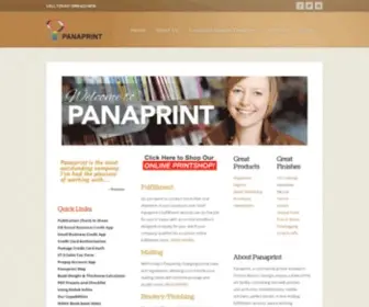 Panaprint.com(Georgia's Premier Commercial Printing Company) Screenshot