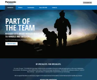 Panasonic-Defence.com(Panasonic Toughbook Defence) Screenshot