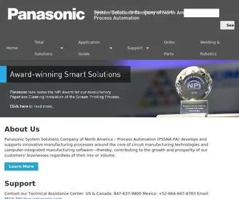 PanasonicFa.com(Factory Automation Solutions) Screenshot