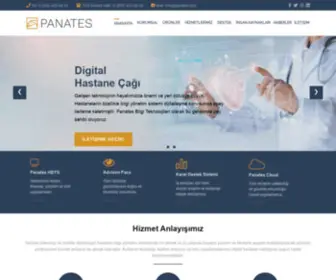 Panates.com(Panates Bilgi Teknolojileri ve teknoloji şirketimiz hastane bilgi yönetim sistemi(hbys)) Screenshot