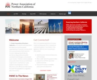 Panc.org(The Power Association of Northern California) Screenshot