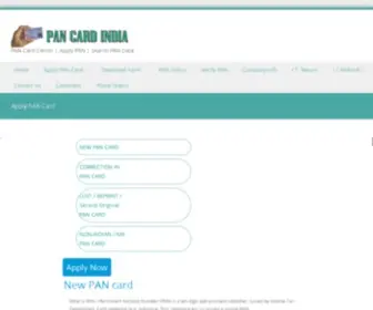 Pancard.org.in(PAN CARD INDIA) Screenshot