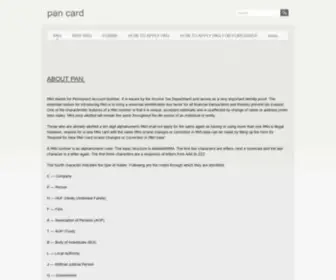 Pancard.org(Pan card) Screenshot