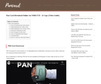 Pancarddownload.in(Pan Card) Screenshot