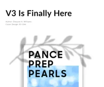 Pancepreppearls.com(Pance Prep Pearls) Screenshot