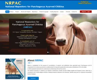 Panchagavyarepository.com(National Repository of Panchagavya Chikitsa) Screenshot