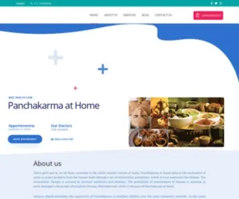 Panchakarmaathome.com(Panchakarma at Home) Screenshot