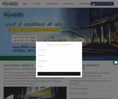 Panchsheelgreens.in(Panchsheel Greens Noida) Screenshot