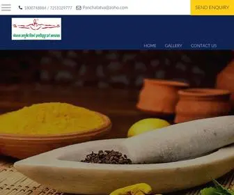 Panchtatvaayurvedic.com(Best Ayurveda Research Institute and Hospital in Dehradun) Screenshot