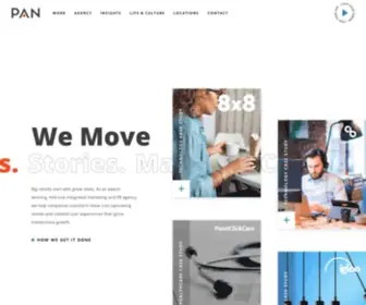 Pancommunications.com(Integrated Marketing & PR Agency) Screenshot