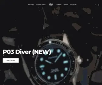 Pancorwatch.com(We build great unique premium watches. The price) Screenshot